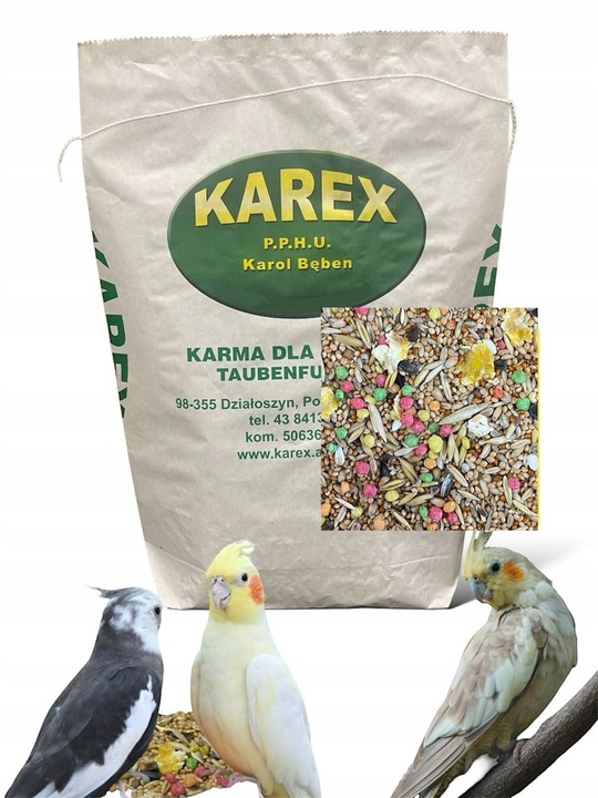 Karma Jedzenie Pokarm Z Słonecznikiem Dla Ptaków Papug Średnich Nimfa