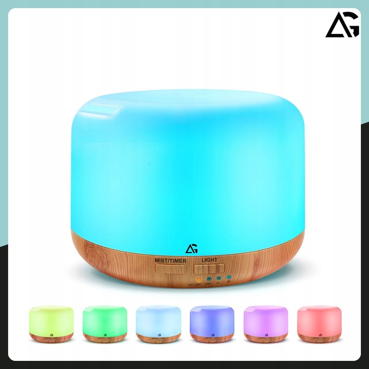 NAWILŻACZ POWIETRZA LAMPKA NOCNA DO SYPIALNI DLA DZIECI DYFUZOR