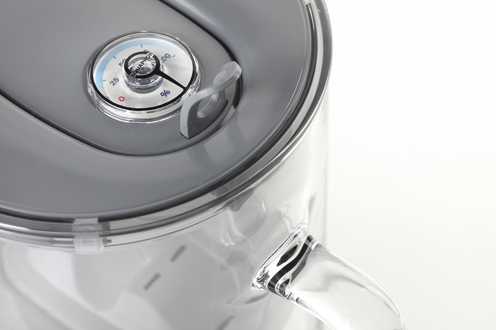 Dzbanek filtrujący szklany Aquaphor Glass Szary + Filtr Maxfor Mg