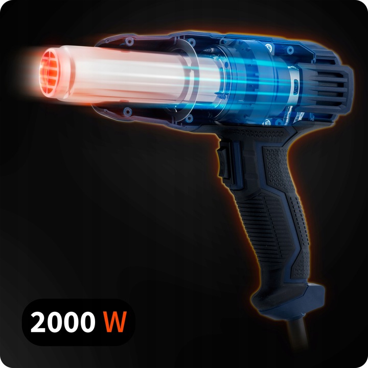 OPALARKA ELEKTRYCZNA DWA BIEGI 2000W 4 DYSZE HUMBERG