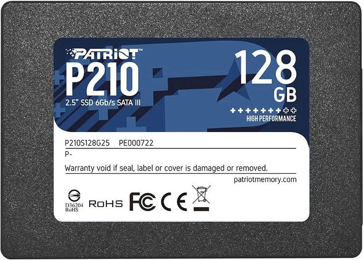 SSD Patriot P210 128GB SATA3 2.5