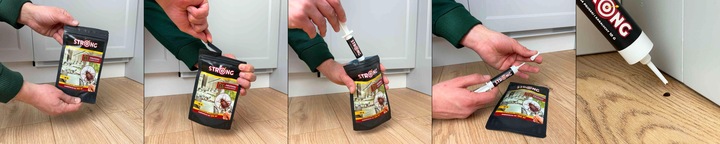 STRONG Żel PASTA na Karaluchy Prusaki trutka 100m2