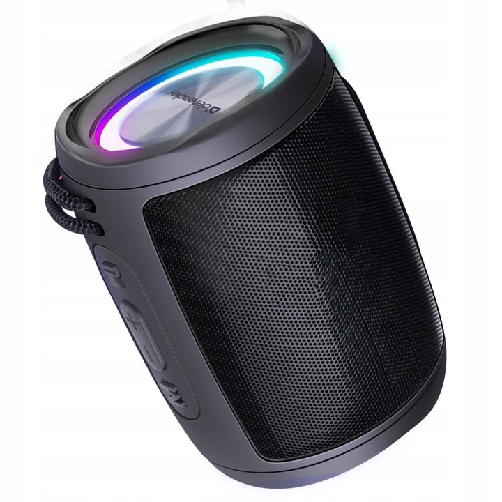 DEFENDER Przenośny Mini Głośnik Bluetooth 5.3 LED FM MP3 SD