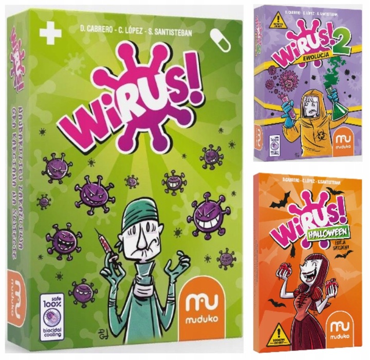 Wirus. KOMPLET 3 szt.