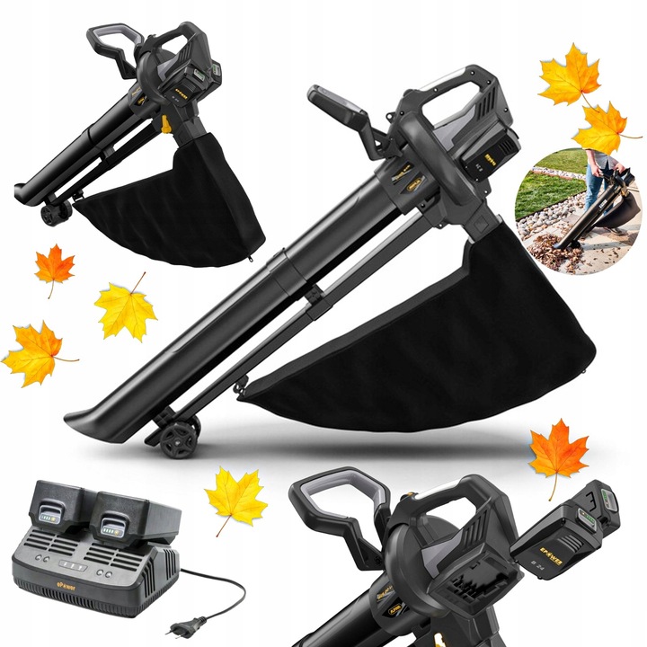 Odkurzacz dmuchawa STIGA ALPINA do liści AVS 20Li 4,9 kg 3w1 zestaw 2x