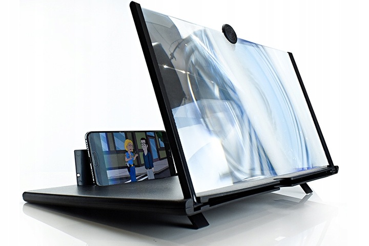 EKRAN POWIEKSZAJĄCY do TELEFONU DO 12 CALI Powiększacz z uchwytem WEBSKI