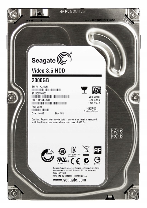 Dysk twardy 2TB Seagate ST2000VM003 SATA III
