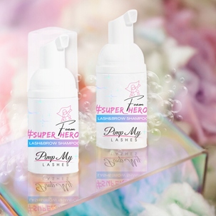 Pimp My Lashes pianka szampon do brwi i rzęs Super Hero Foam 30ml