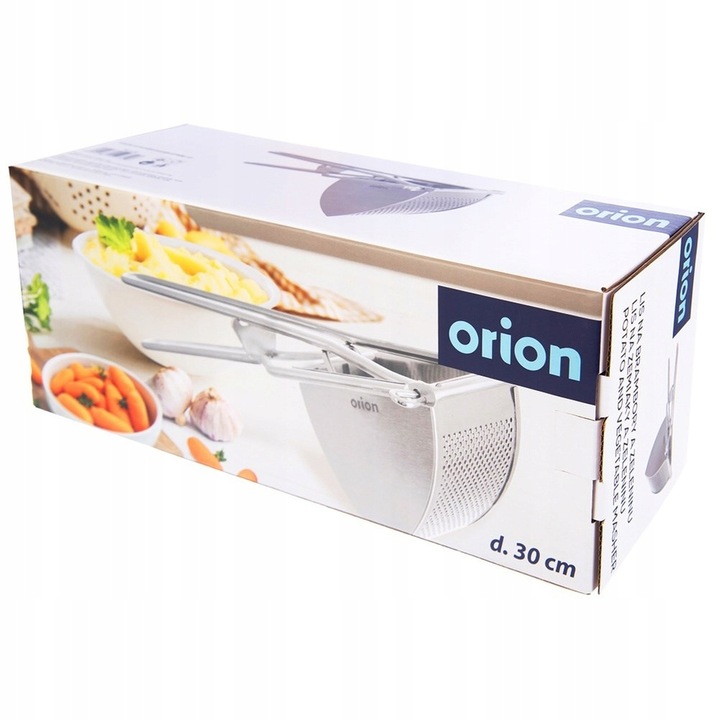 Praska STALOWA do przeciskania ziemniaków sera owoców klusek puree mocna