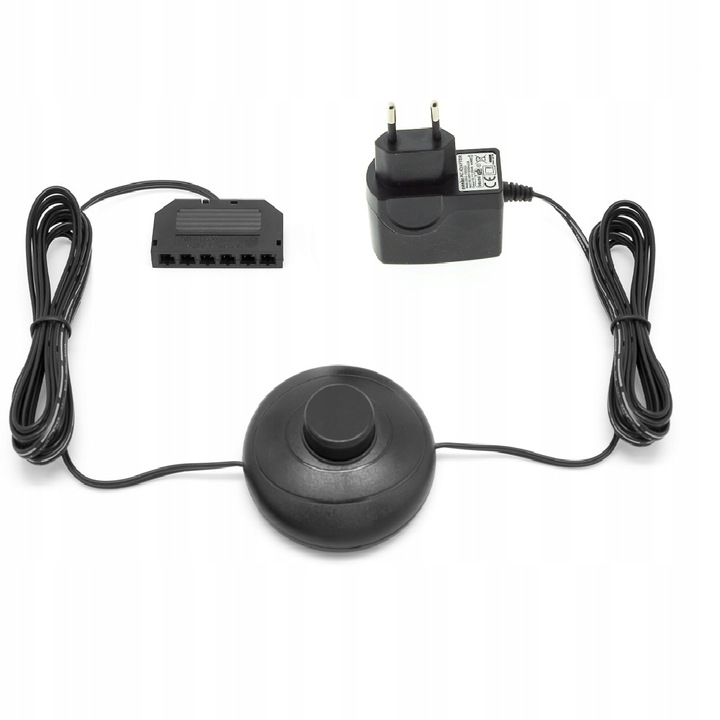 KPL.6x Klips PCV LED do szklanej półki +zasilacz