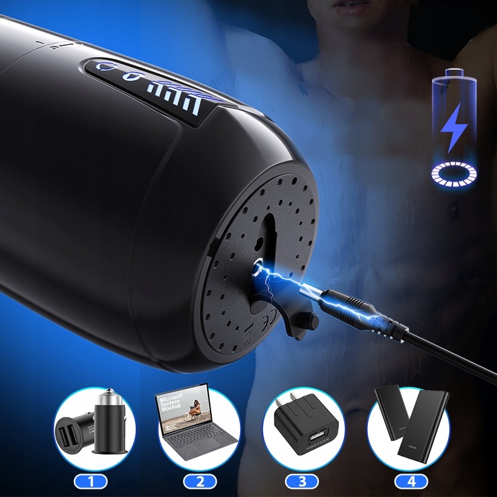 Męski automatyczny masturbator Męski awansujący 14 trybów ssania Obrót APP