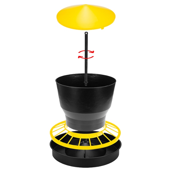 POIDŁO POIDŁA KARMNIK DLA DROBIU KUR GĘSI - 6 KG POLSKI PRODUCENT