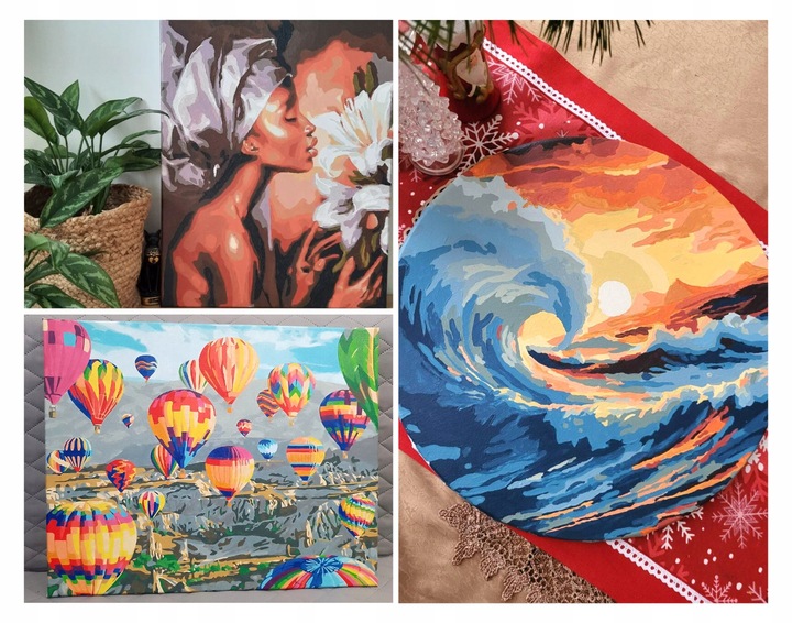 Obraz Malowanie po numerach Nieskazitelne piękno 40х40 IDEYKA NA RAMIE