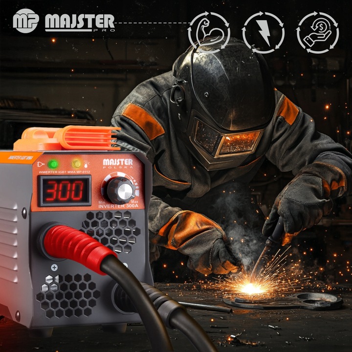 SPAWARKA inwerterowa inwertorowa MMA TIG IGBT LCD Majster Polska
