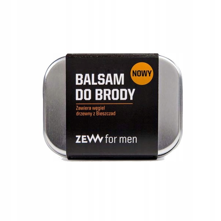 ZEW for men balsam do brody z węglem drzewnym, 80 ml