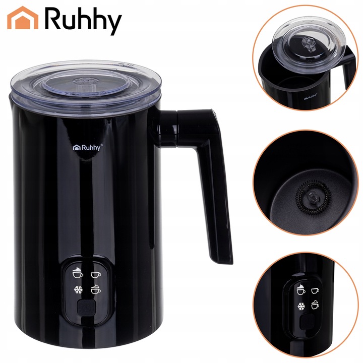 SPIENIACZ DO MLEKA ELEKTRYCZNY RUHHY DZBANKOWY Z PODGRZEWACZEM 4 TRYBY