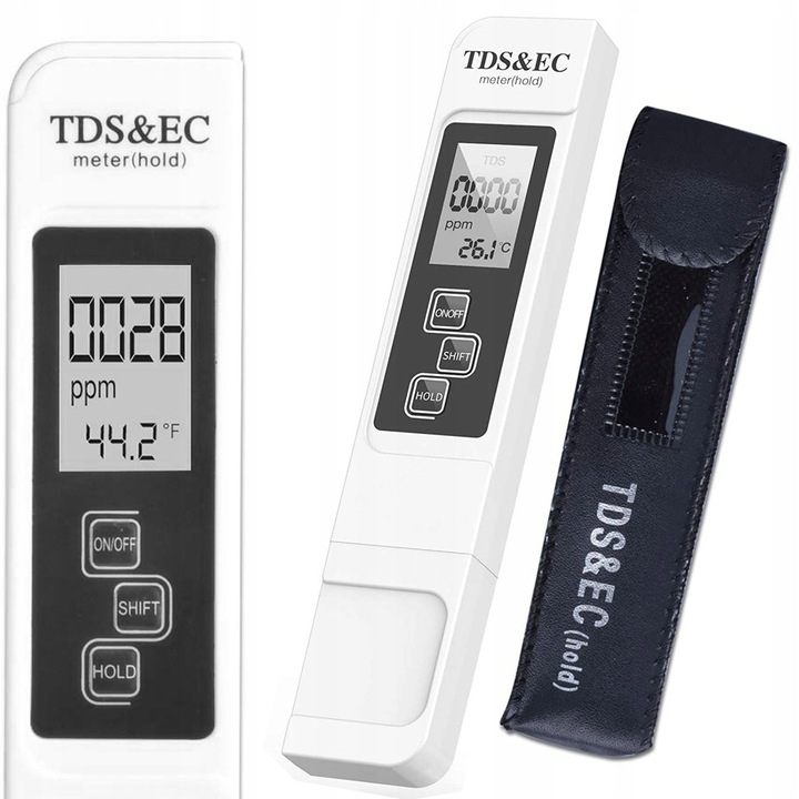 MIERNIK TESTER JAKOŚCI WODY TEST TWARDOŚCI OSMOZY