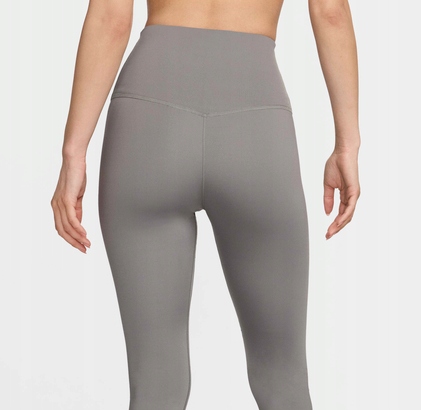 NIKE LEGGINSY SZARE POWER RACER DRI-FIT siłownia fitness logo