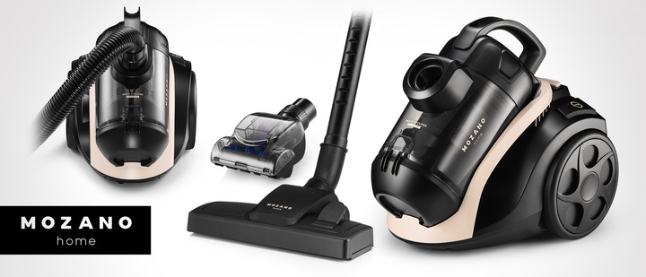 ODKURZACZ BEZWORKOWY 4000W CYKLONOWY TURBOSZCZOTKA FILTR HEPA 15w1 MOZANO