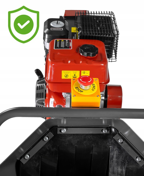 POTĘŻNY ROZDRABNIACZ SPALINOWY DO GAŁĘZI 120MM MOCNY SILNIK 420CC