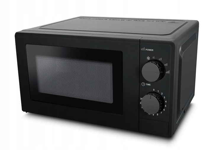 Mała Mikrofalówka Prosta w Obsłudze Czarna 20L