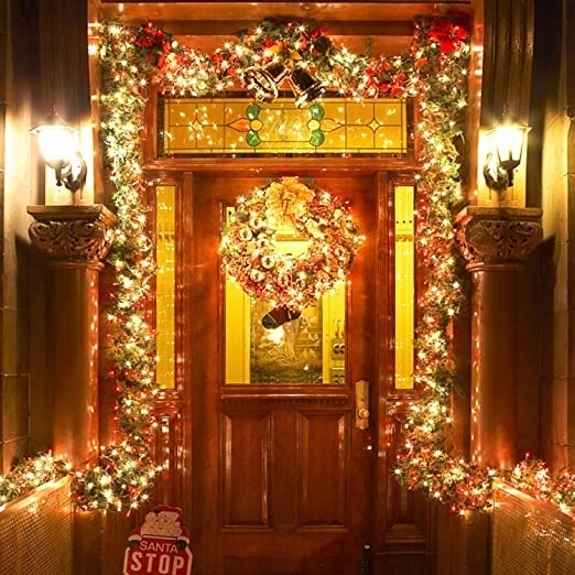 LAMPKI CHOINKOWE 500 LED ZEW/WEW BIAŁE CIEPŁE