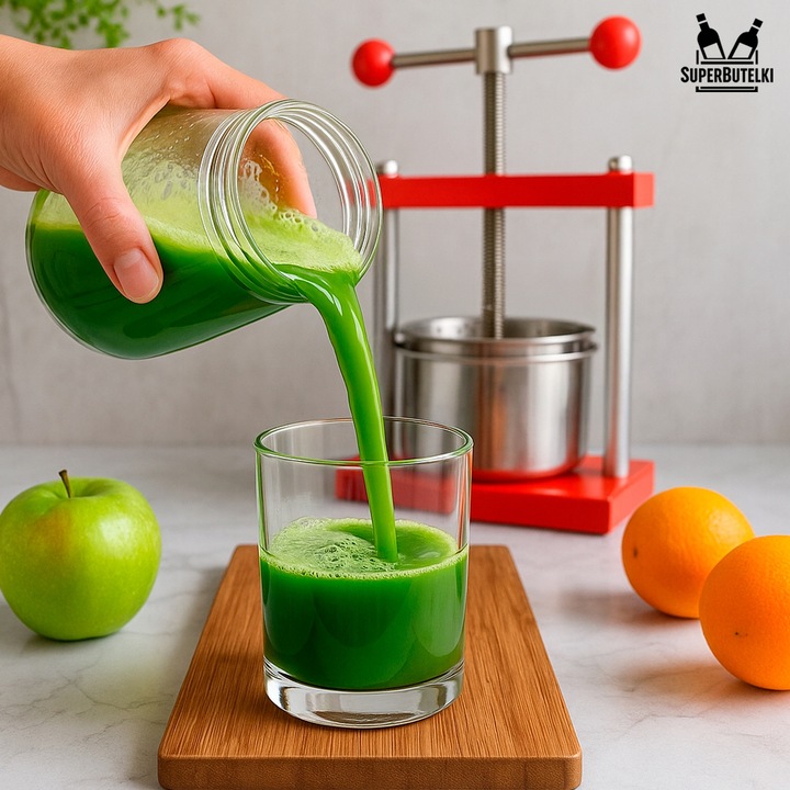 WYCISKARKA PRASA RĘCZNA DO WYCISKANIA OWOCÓW WINA SOKÓW 3L STAL