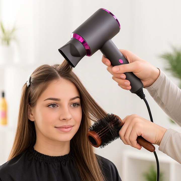 PROFESJONALNA SUSZARKA DO WŁOSÓW JONIZACJA ZDROWE WŁOSY KONCENTRATOR