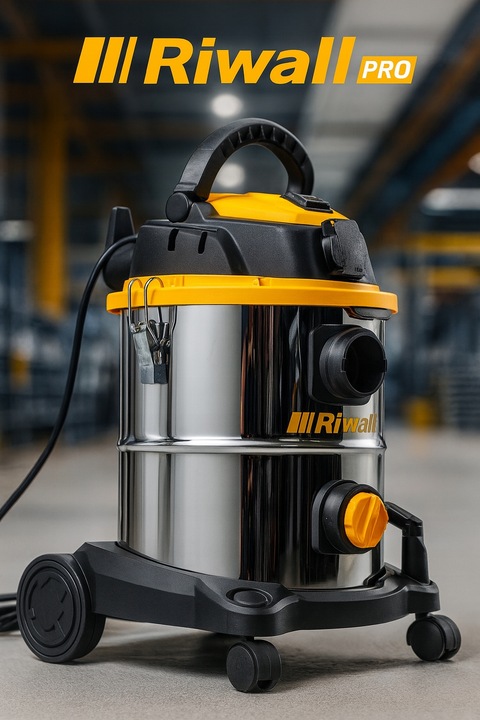 Riwall Zyga 2 bezworkowy odkurzacz przemysłowy sucho-mokro z