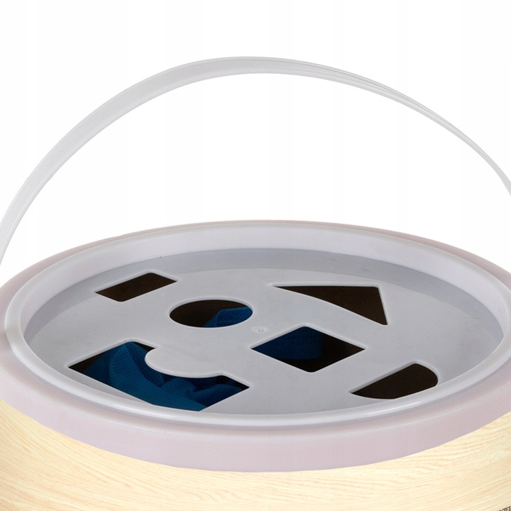 Klocki Drewniane Zestaw 100szt Układanka Miasto Edukacyjne Kolorowe Sorter