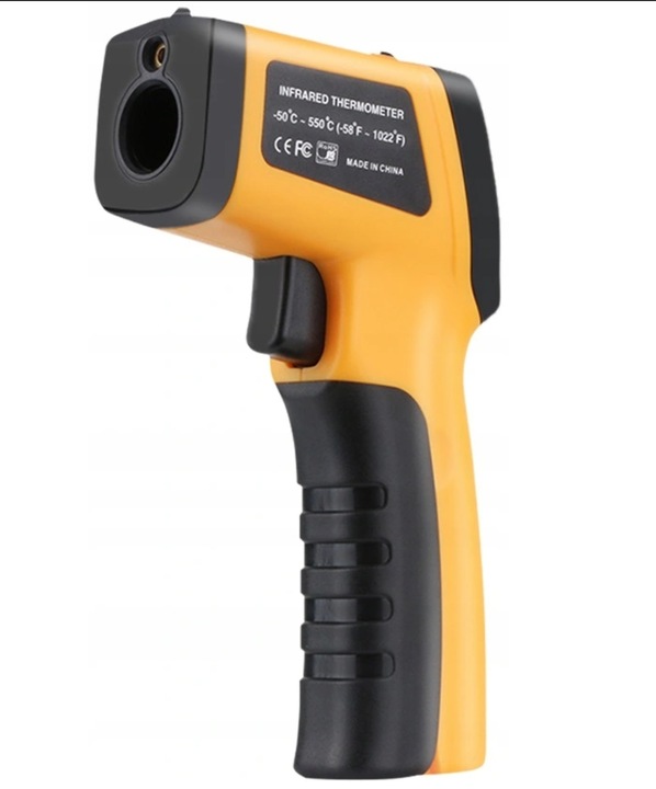 TERMOMETR PIROMETR LASEROWY BEZDOTYKOWY DO 500°C
