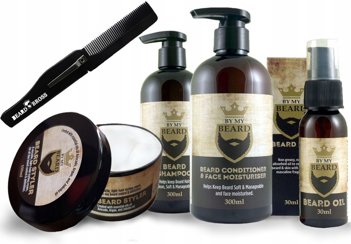 Zestaw DO BRODY BY MY BEARD +Szczotka Beard Bross