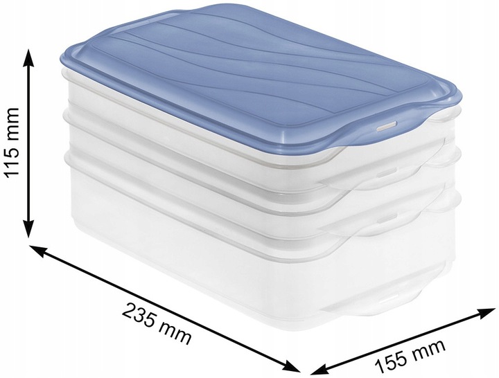 ROTHO POJEMNIK NA ŻYWNOŚĆ NA WĘDLINY SER PLASTIKOWY 3w1 2,85L RONDO