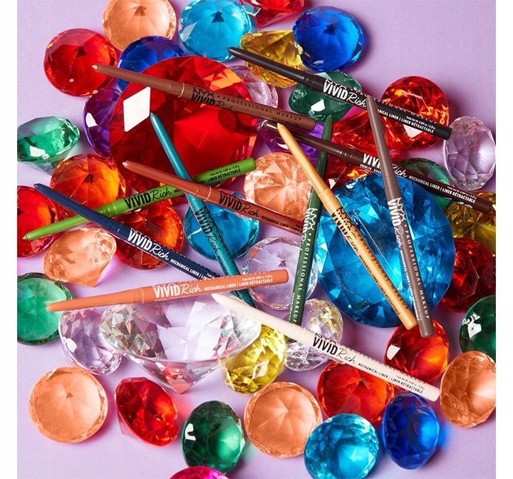 Kredka Do Oczu NYX Vivid Rich Makijaż Oka, Odcień Quartz Queen - Cream