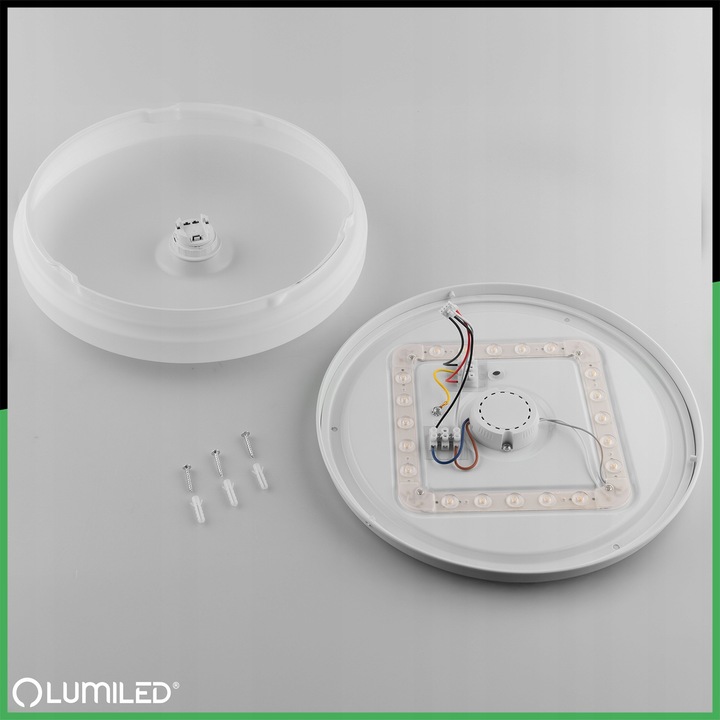 Plafon LED Panel Natynkowy Okrągły Lampa Sufitowa CZUJNIK RUCHU 18W 33