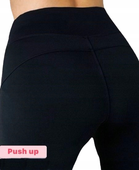 Damskie kryjące legginsy push-up modelujące wysoki stan dzwony M/L 280