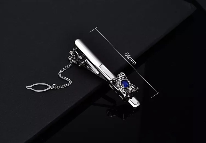 SPINKA KLIPS do KRAWATA austriacki KRYSZTAŁ ELEGANCKI PREZENT DLA NIEGO