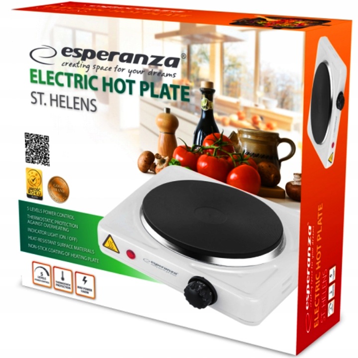 Kuchenka przenośna Esperanza ST. HELENS BIAŁA