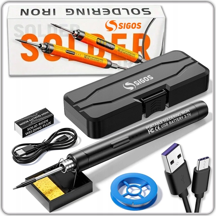 ZESTAW LUTOWNICA BEZPRZEWODOWA OPOROWA KOLBOWA GROT USB-C