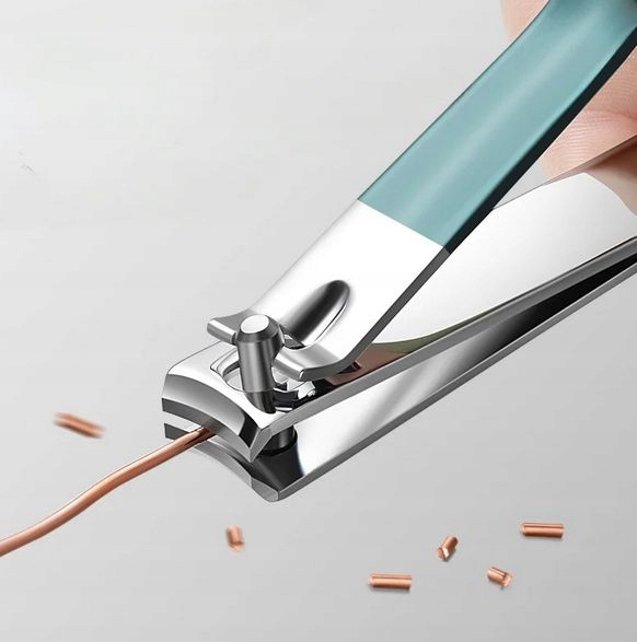 OBCINACZ DO GRUBYCH PAZNOKCI ZESTAW 4w1 CĄŻKI OBCINACZKI Stal Nierdzewna