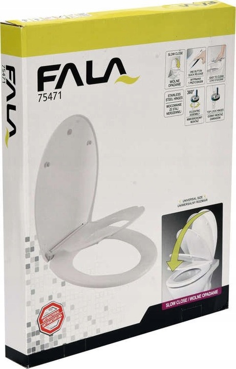 DESKA WC 2w1 WOLNOOPADAJĄCA SEDESOWA + NAKŁADKA