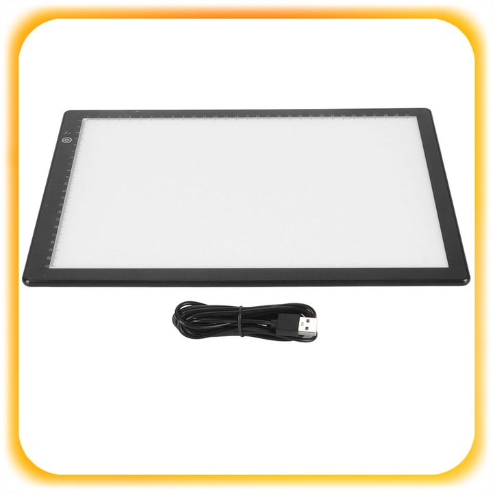 PODŚWIETLANA DESKA KREŚLARSKA LED TABLET GRAFICZNY DO RYSOWANIA A4 PREZENT