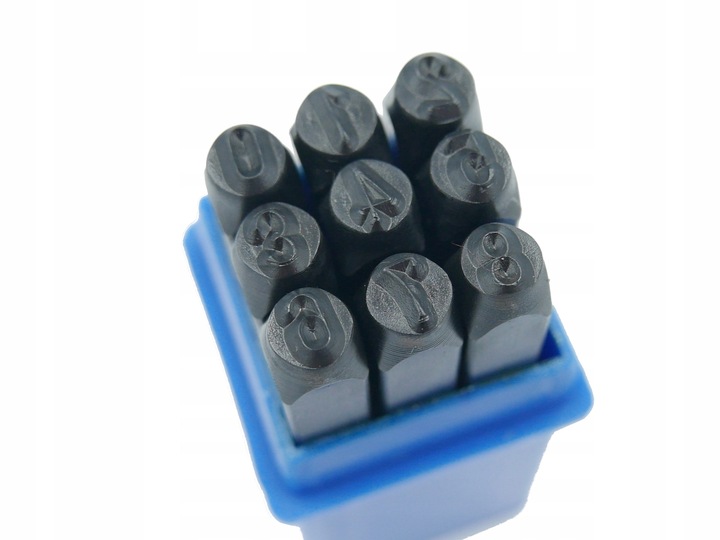 NUMERATOR NUMERATORY ZNACZNIKI LITERY + CYFRY 8MM