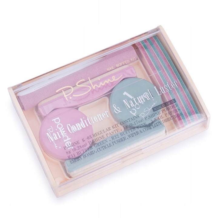 Japoński Manicure P.Shine Do Japońskiego Manicure Japanese Duży ZESTAW 9w1