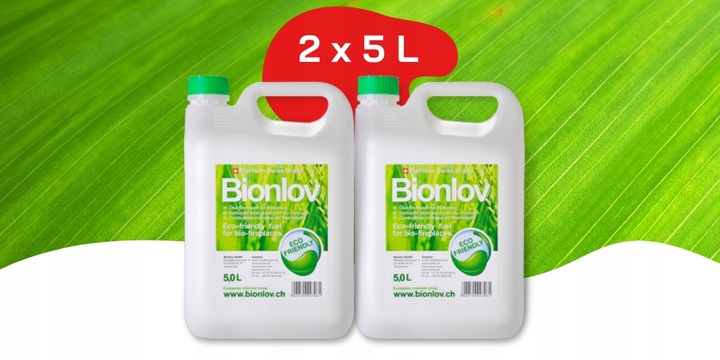 Biopaliwo Płyn do biokominków bio paliwo do kominka Bionlov 10L (2 x 5