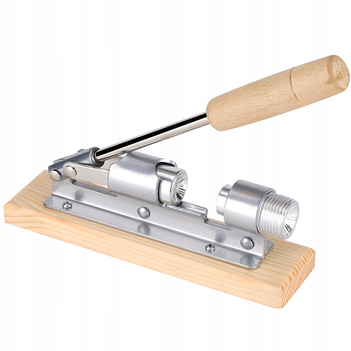 DZIADEK DO ORZECHÓW NA PODSTAWCE ANTYPOŚLIZGOWEJ MOCNY STALOWY REGULOWANY