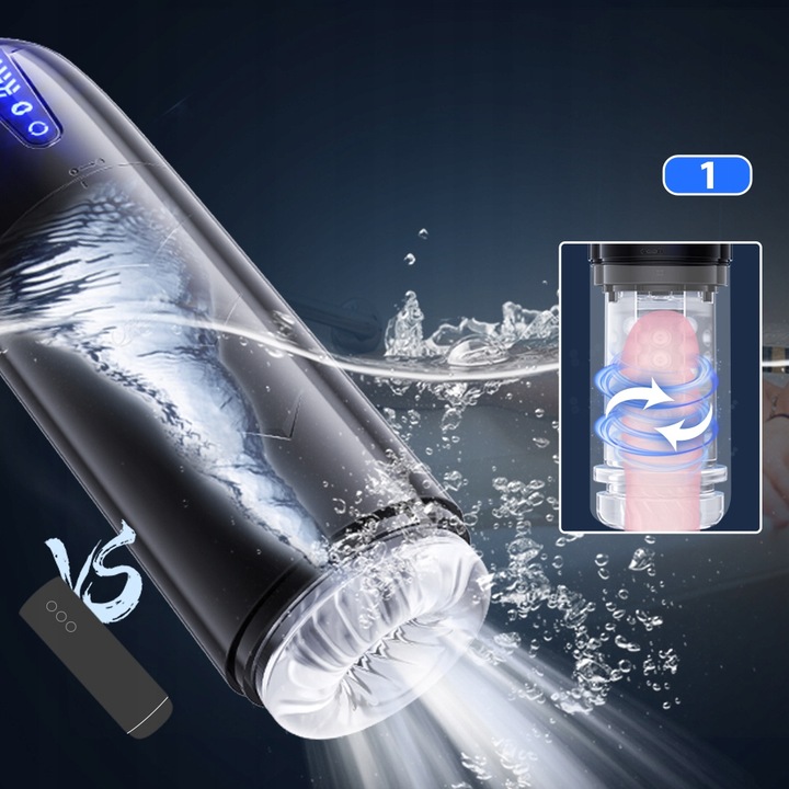 Męski automatyczny masturbator Męski awansujący 14 trybów ssania Obrót APP