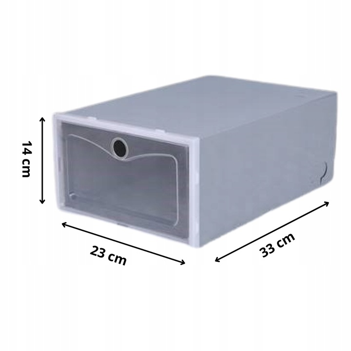 Pudełka na buty organizer szafka stojak pojemnik na obuwie x10 szt z