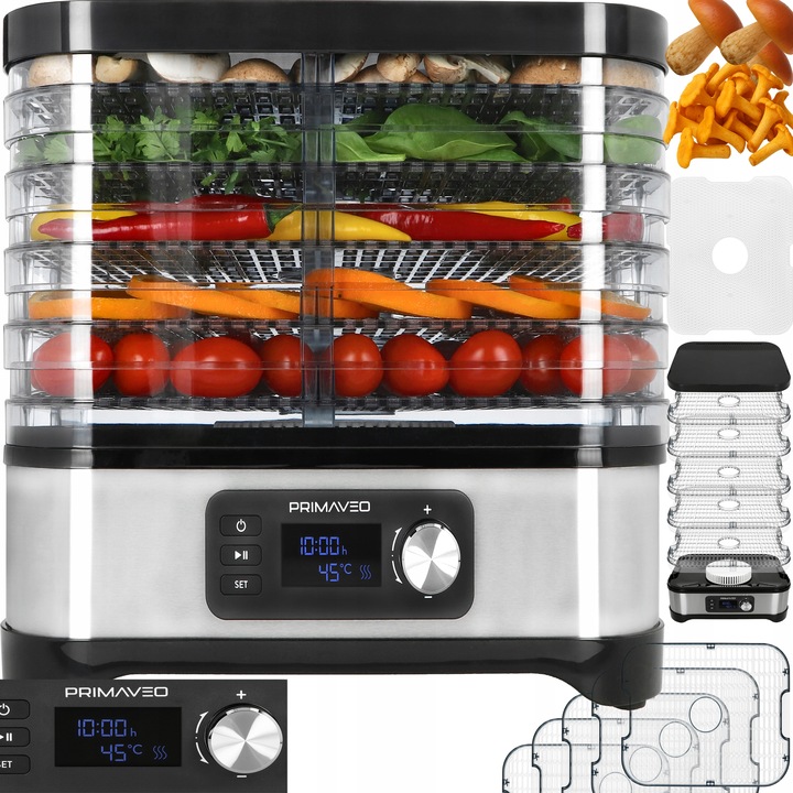 Suszarka do Grzybów Owoców Warzyw Spożywcza Termoobieg SMART 6 Sit