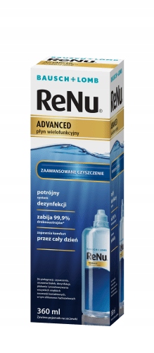 Płyn do soczewek kontaktowych Bausch&Lomb ReNu Advanced, 360 ml